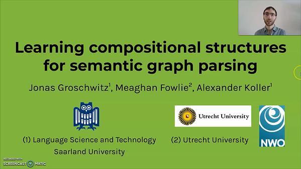 Learning compositional structures for semantic graph parsing