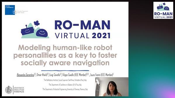 Modeling Human-Like Robot Personalities As a Key to Foster Socially Aware Navigation