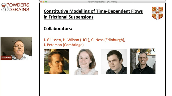 Constitutive modeling of time-dependent flows in dense frictional suspensions