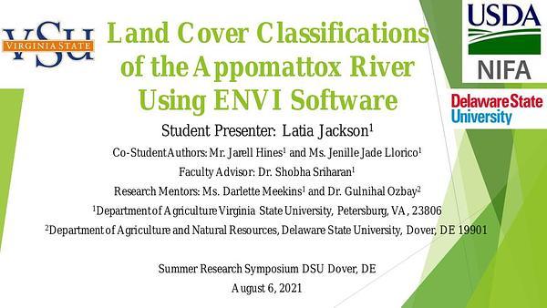 Land Cover Classifications of the Appomattox River Using ENVI Software