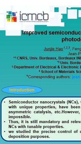 Improved semiconductor nanocrystal: a platform for CPL and controlled laser photodeposition of single metal nanodot