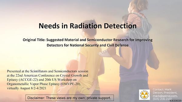 Detector Materials: Scintillators and Semiconductors VI : Semiconductors and applications 2
