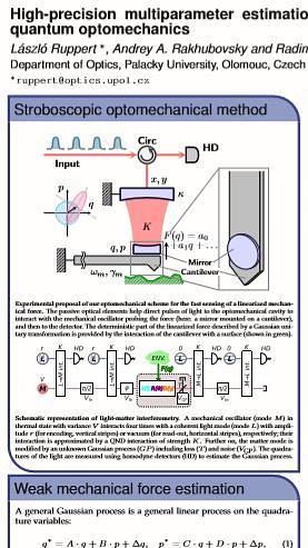 High-precision multiparameter estimation of mechanical force by quantum optomechanics