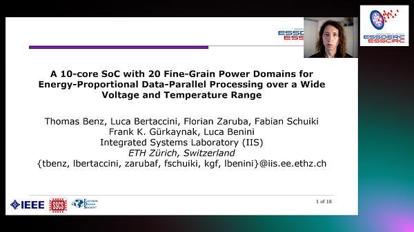 A 10-Core SoC with 20 Fine-Grain Power Domains for Energy-Proportional Data-Parallel Processing Over a Wide Voltage and Temperature Range