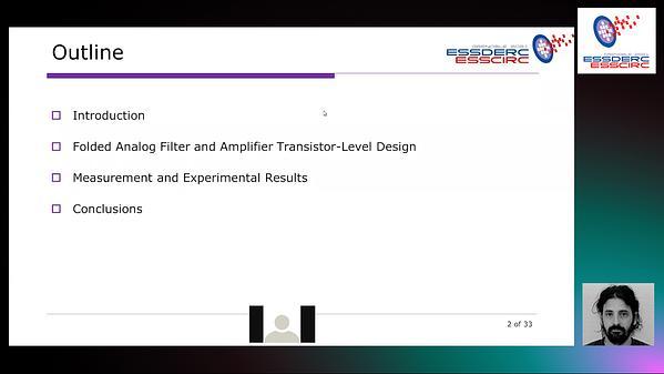 309-µW 40-MHz 20-dB-Gain Analog Filter in 28nm-CMOS