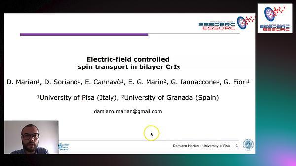 Electric-Field Controlled Spin Transport in Bilayer CrI3