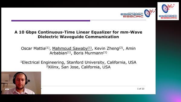 A 10-Gbps Continuous-Time Linear Equalizer for mm-Wave Dielectric Waveguide Communication