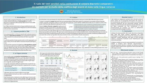 Il ruolo dei testi paralleli nella costituzione di corpora diacronici comparativi: un esempio per lo studio della codifica degli eventi di moto nelle lingue romanze