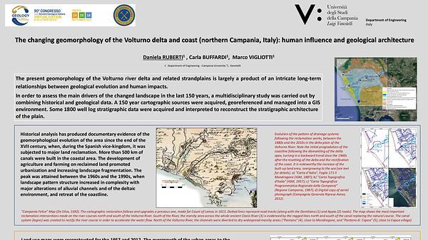 The changing geomorphology of the Volturno delta and coast (northern Campania, Italy): human influence and geological architecture