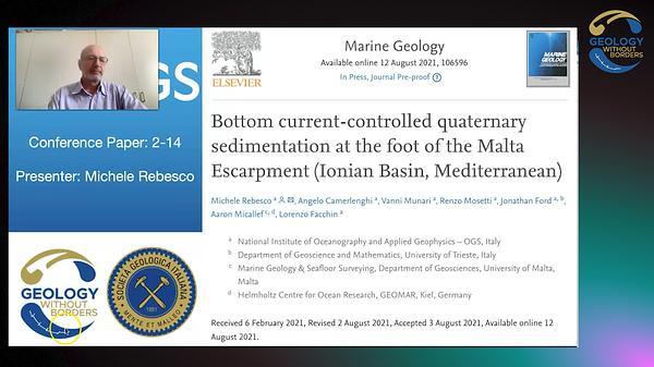 Bottom current-controlled Quaternary sedimentation at the foot of the Malta Escarpment (Ionian Basin, Mediterranean)