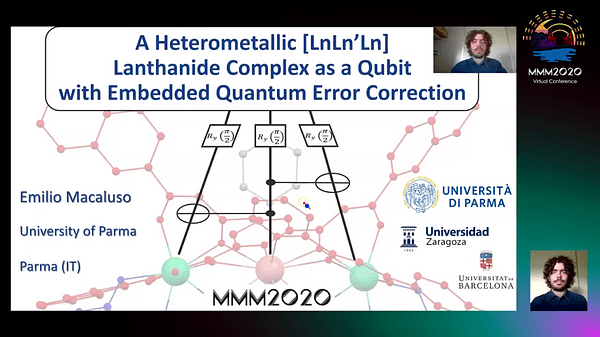 A Heterometallic [LnLn’Ln] Lanthanide Complex as a Qubit with Embedded Quantum Error Correction