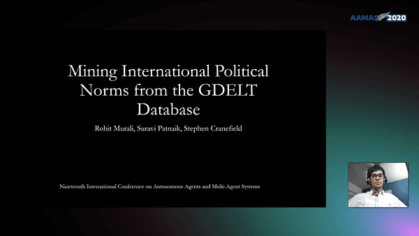 Mining International Political Norms from the GDELT Database