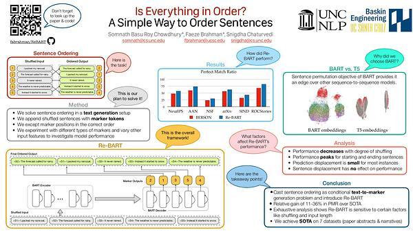 Is Everything in Order? A Simple Way to Order Sentences