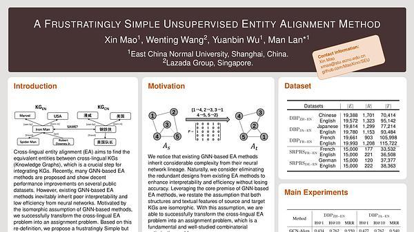 From Alignment to Assignment: Frustratingly Simple Unsupervised Entity Alignment