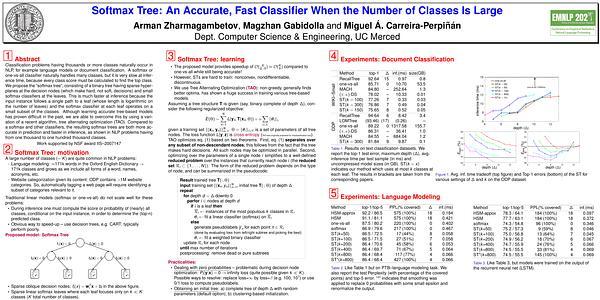 Softmax Tree: An Accurate, Fast Classifier When the Number of Classes Is Large