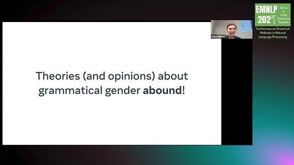 On the Relationships Between the Grammatical Genders of Inanimate Nouns and Their Co-Occurring Adjectives and Verbs