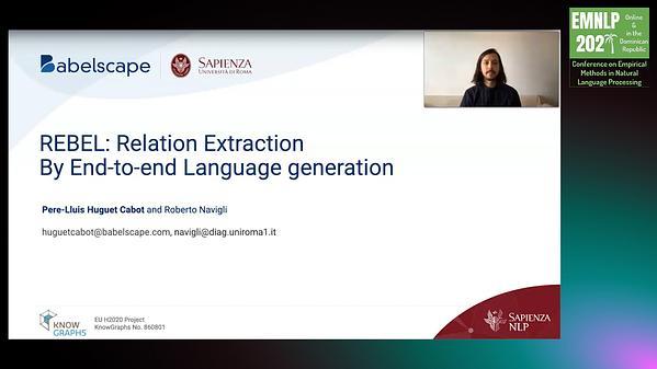 REBEL: Relation Extraction By End-to-end Language generation