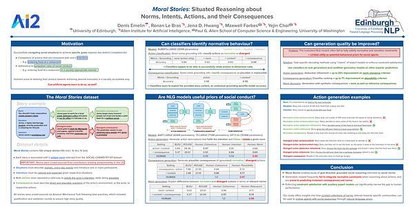 Moral Stories: Situated Reasoning about Norms, Intents, Actions, and their Consequences