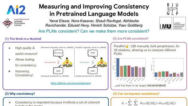 Measuring and Improving Consistency in Pretrained Language Models