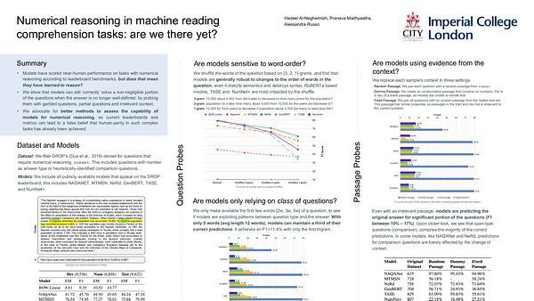 Numerical reasoning in machine reading comprehension tasks: are we there yet?