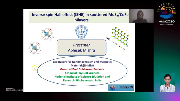 Inverse Spin Hall Effect in Sputtered MoS2/CoFeB Bilayers