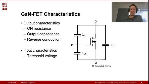 Switching Performance in a GaN Power Stage at Extreme Temperature Conditions