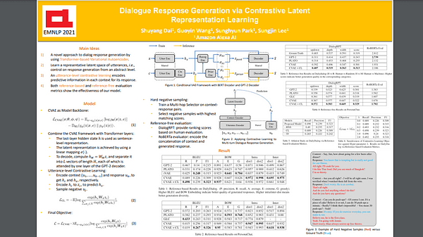 Dialogue Response Generation via Contrastive Latent Representation Learning