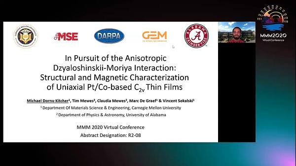 In Pursuit of the Anisotropic Dzyaloshinskii-Moriya Interaction: Structural and Magnetic Characterization of Uniaxial Pt/Co-based C2V Thin Films