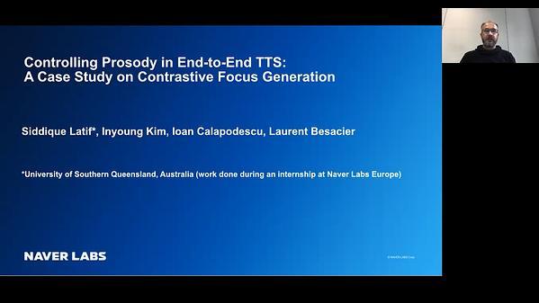 Controlling Prosody in End-to-End TTS: A Case Study on Contrastive Focus Generation