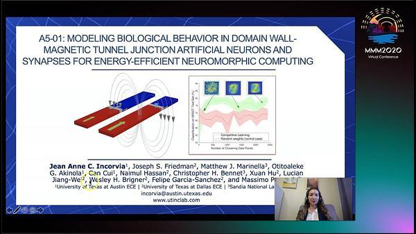 Modeling biological behavior in domain wall-magnetic tunnel junction artificial neurons and synapses for energy-efficient neuromorphic computing INVITED