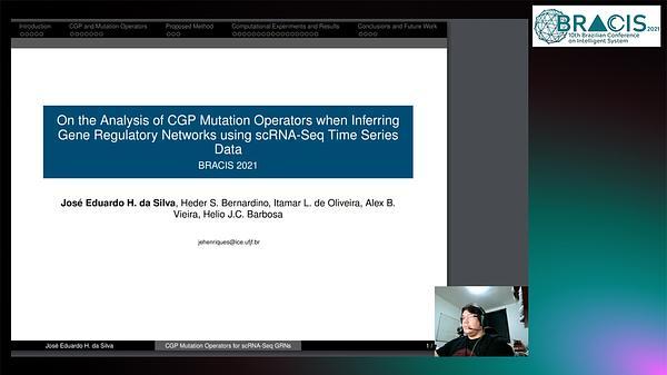 On the Analysis of CGP Mutation Operators when Inferring Gene Regulatory Networks using scRNA-Seq Time Series Data