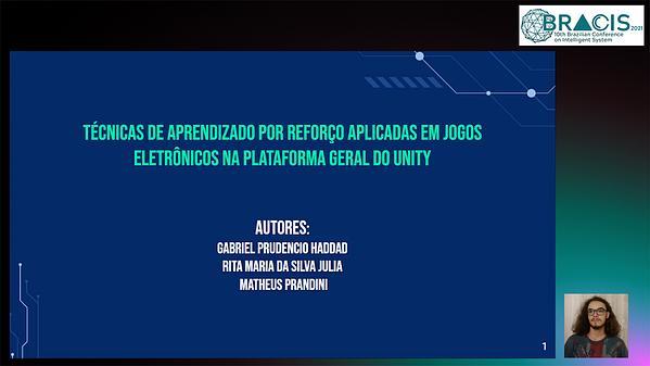 Técnicas de Aprendizado por Reforço Aplicadas em Jogos Eletrônicos na Plataforma Geral do Unity