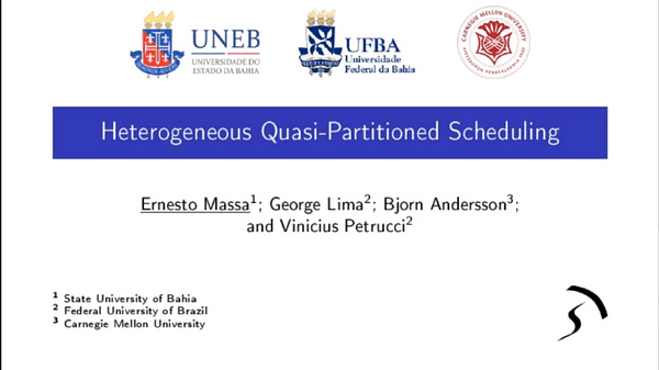 Heterogeneous Quasi-Partitioned Scheduling