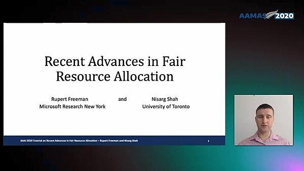 Recent Advances in Fair Resource Allocation Tutorial Part 2