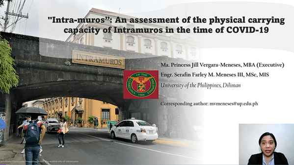 "Intra-muros”: An assessment of the physical carrying capacity of Intramuros in the time of COVID-19