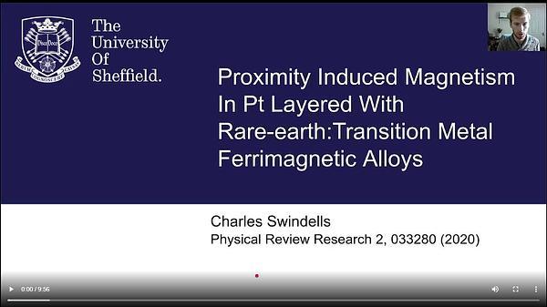 Proximity induced magnetism in Pt layered with rare-earth:transition metal ferrimagnetic alloys