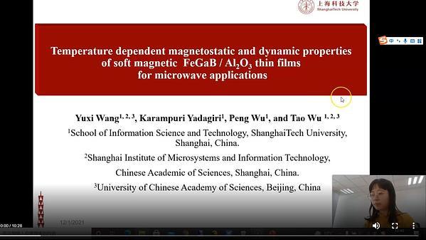 Temperature dependence static and dynamic properties of soft magnetic thin film FeGaB/Al2O3 for microwave applications