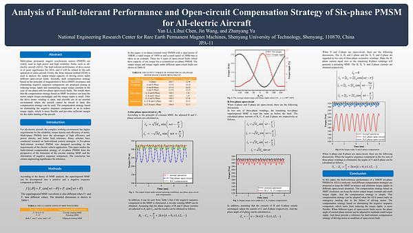 Fault Tolerant Performance and Open Circuit Compensation Strategy of Six-phase Permanent Magnet Synchronous Motor for All-electric Aircraft