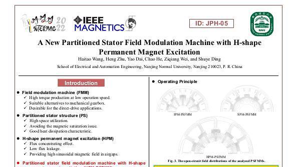 A New Partitioned Stator Machine Based on Flux Modulation Effect