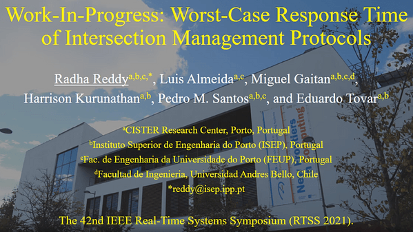 Worst-Case Response Time of Intersection Management Protocols