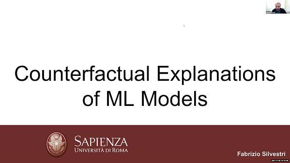 Counterfactual Explanations of ML Models