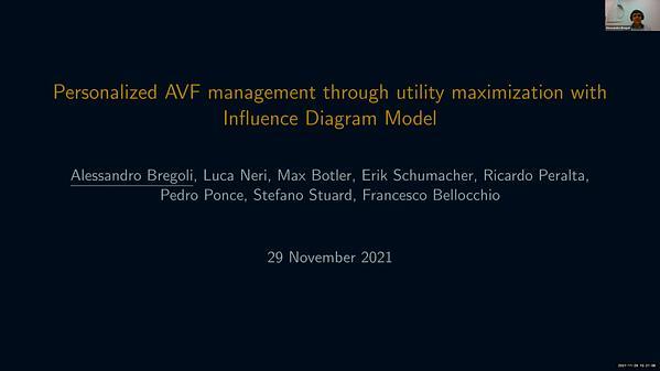 Personalized arterovenous fistula management through utility maximization with Influence Diagram