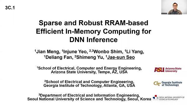 Sparse and Robust RRAM-based Efficient In-memory Computing for DNN Inference
