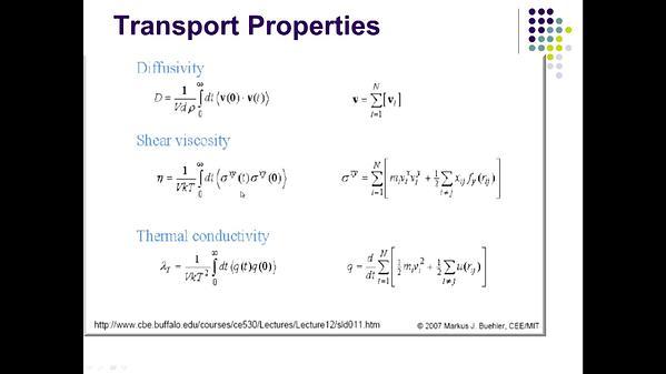 Molecular Dynamics MOOC 8.2.2. Velocity Correlation Function