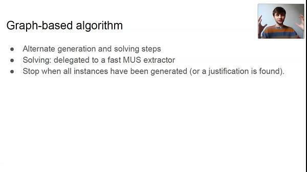 A Graph-Based Algorithm for the Automated Justification of Collective Decisions