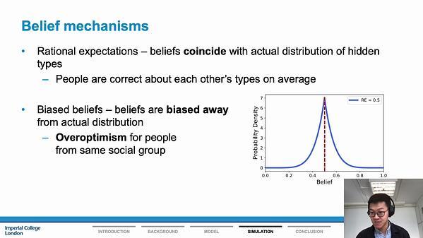 Segregation in social networks of heterogeneous agents acting under incomplete information