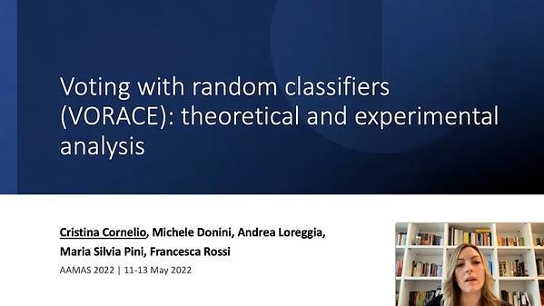 Voting with Random Classifiers in Ensembles (VORACE)