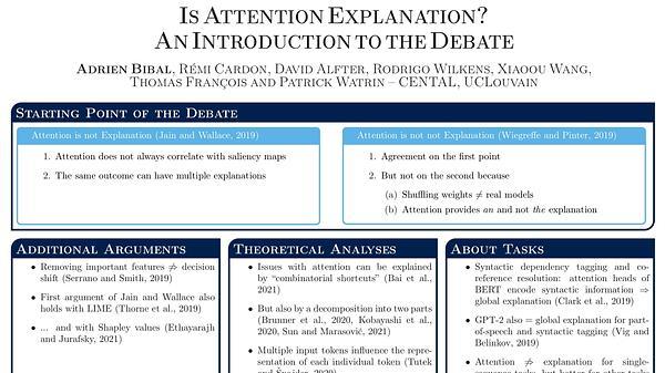 Is Attention Explanation? An Introduction to the Debate