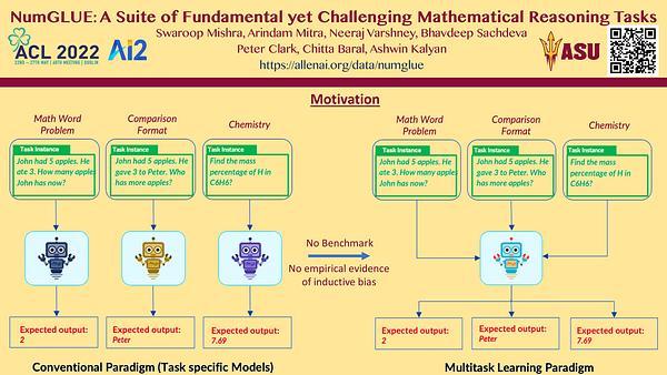 NumGLUE: A Suite of Fundamental yet Challenging Mathematical Reasoning Tasks