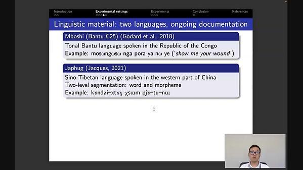 Weakly Supervised Word Segmentation for Computational Language Documentation